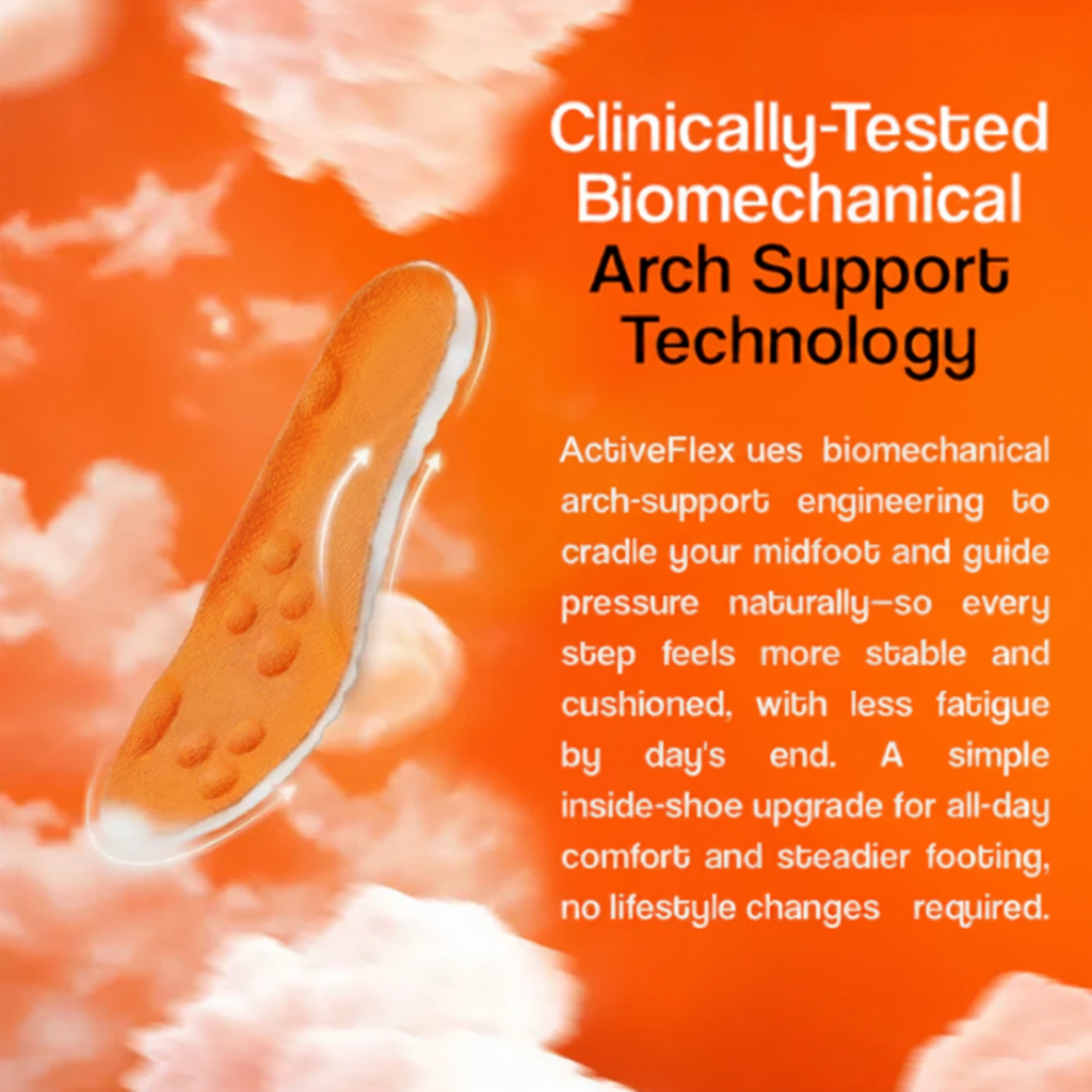 Clinically-Tested Arch Support - ActiveFlex